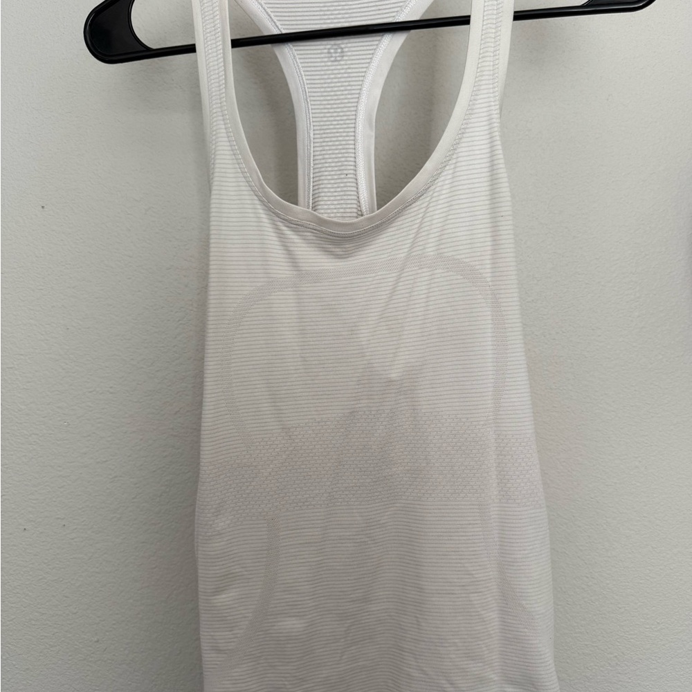 Lululemon Athletica White Tank Top